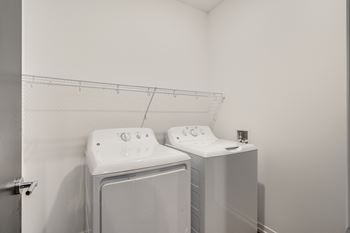 Washer and dryer included